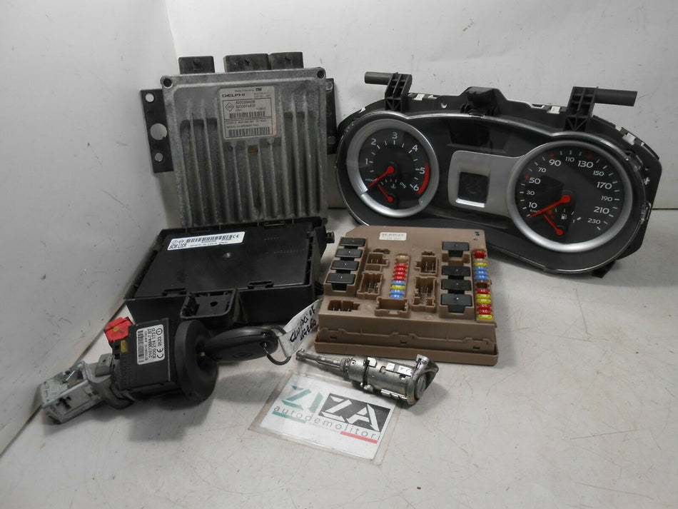 Kit Chiave ECU Renault Clio 1.5 63kw 2007 8200399038 8200761861-M 8200652285