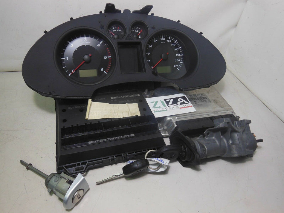Kit Chiave ECU Seat Ibiza 6L 1.4 51kw 69cv BNM 2006 0281012319