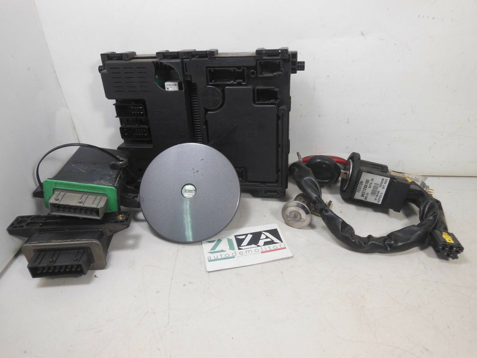 Kit Chiave ECU Peugeot 206 1.9 D 68cv WJZ 1999 9626460880 9627269180