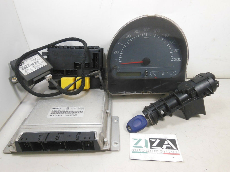 Kit Chiave ECU Fiat Multipla I 1.9 77kw 2000 0281001879 46517276 46760517