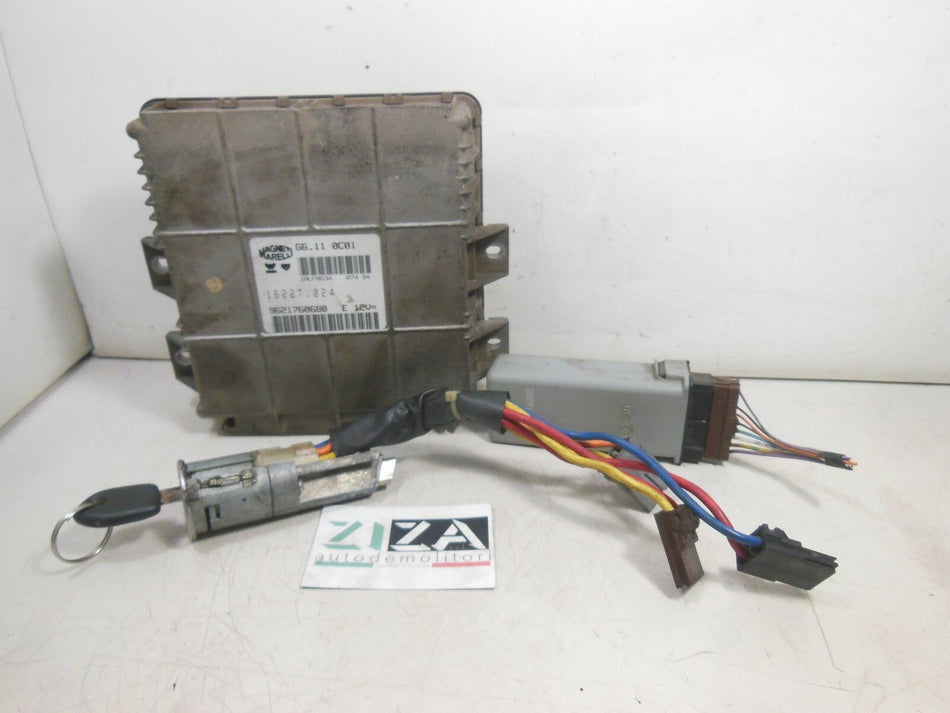 Kit Chiave ECU Peugeot 106 1.1 44kw 60cv HDZ 1994 9621760680 9611914080