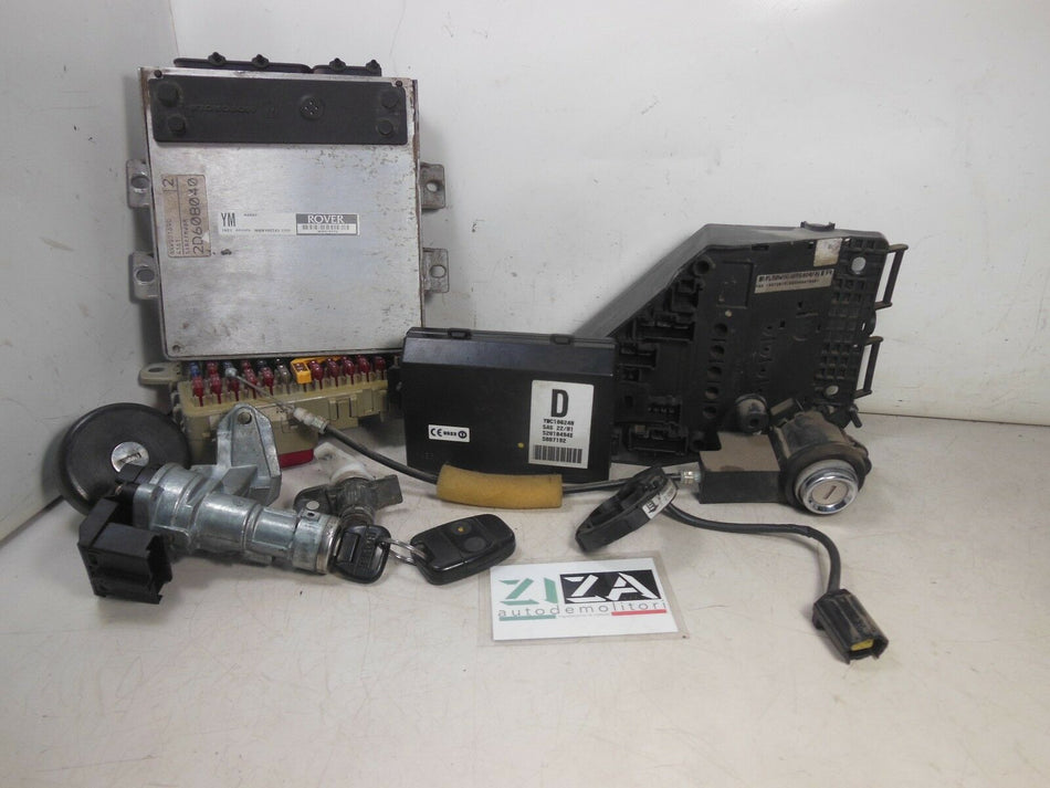 Kit Chiave ECU Rover 25 1.4 76kw 103cv 14K4F 2001 NNN100743 YQE103740