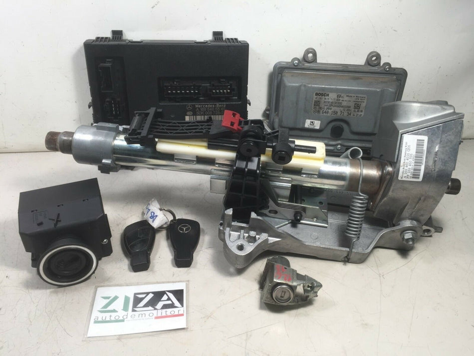 Kit Chiave ECU Mercedes W169 A180 2.0 110cv 640940 2008 A6401507134 0281015117