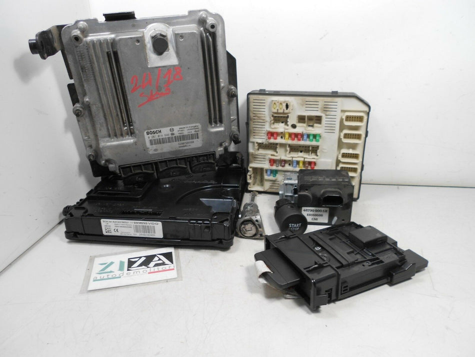 Kit Chiave ECU Renault Laguna 2.0 150Cv M9RA8 2009 0281014646 A2C53186521