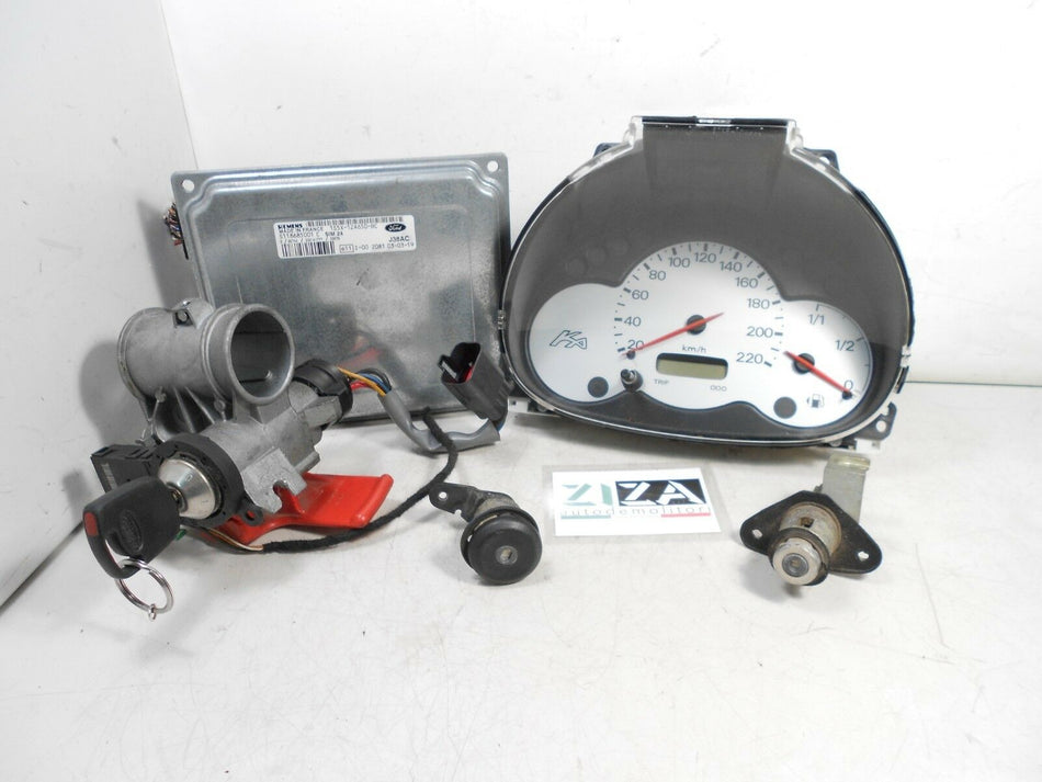 Kit Chiave ECU Ford Ka I 1.3 70CV 2003 1S5X-12A650-BC S118325001 S118685001C