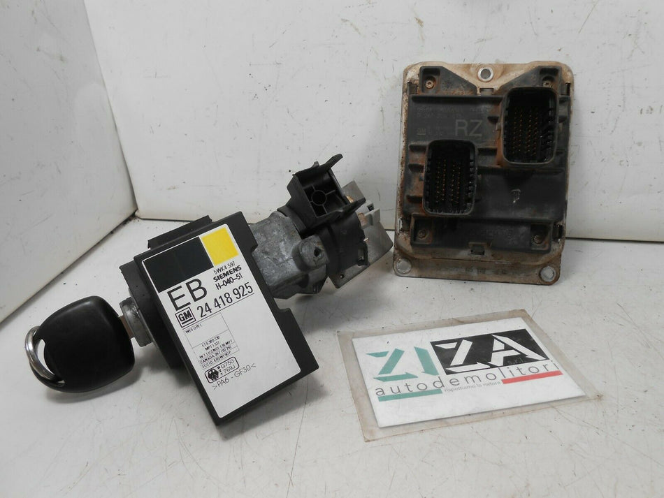 Kit Chiave ECU Opel Corsa B 1.2 48kw X12XE 2000 0261204475 90532610 24418925