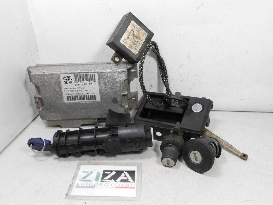 Kit Chiave ECU Fiat Cinquecento 0.9i 29kw 39cv 1170A01.046 1998 46524180