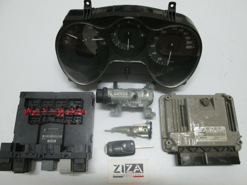 Kit Chiave ECU Seat Leon 1.9 105cv BXE 2008 0281014422 03G906021SC