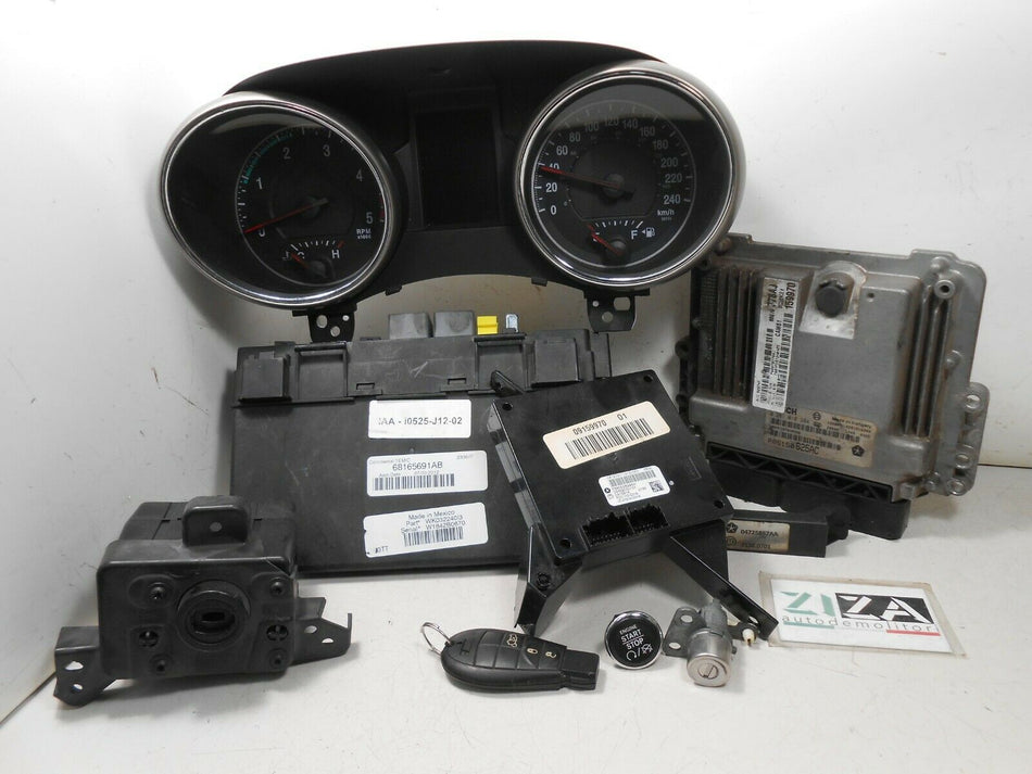 Kit Chiave ECU Jeep Grand Cherokee IV WK2 3.0 VM23D 2012 P05150625AC 68186244AA