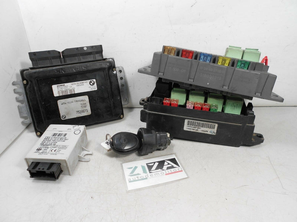Kit Chiave ECU Mini One R50 1.6 66kw W10B16 2001 1214 7514587-01 S118012001