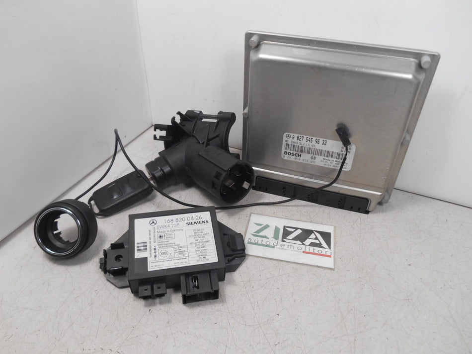 Kit Chiave ECU Mercedes W168 A170 1.7 90cv 668940 2000 A0275459632 0281010039