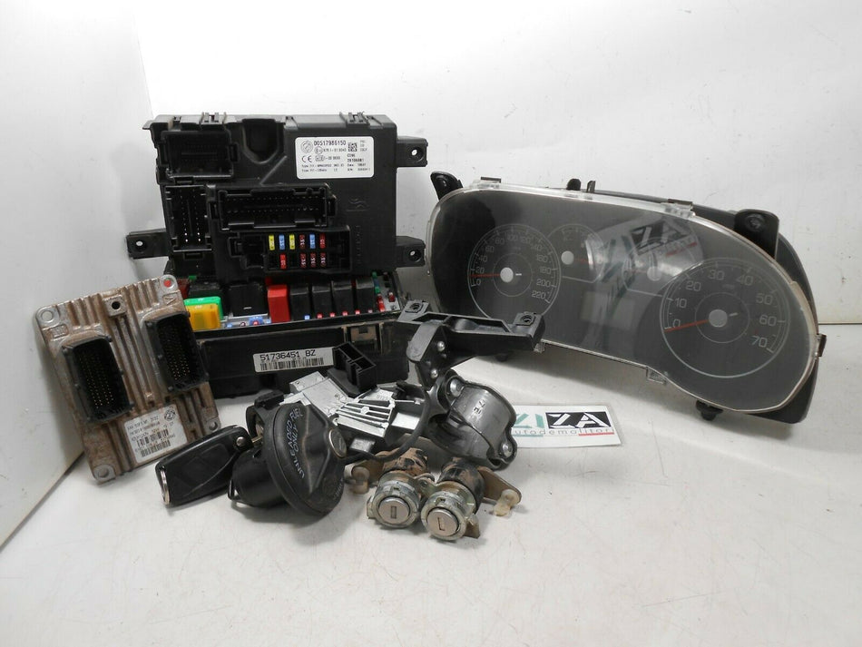 Kit Chiave ECU Fiat Grande Punto 1.2 48kw 199A4000 2007 51798649 00517986150