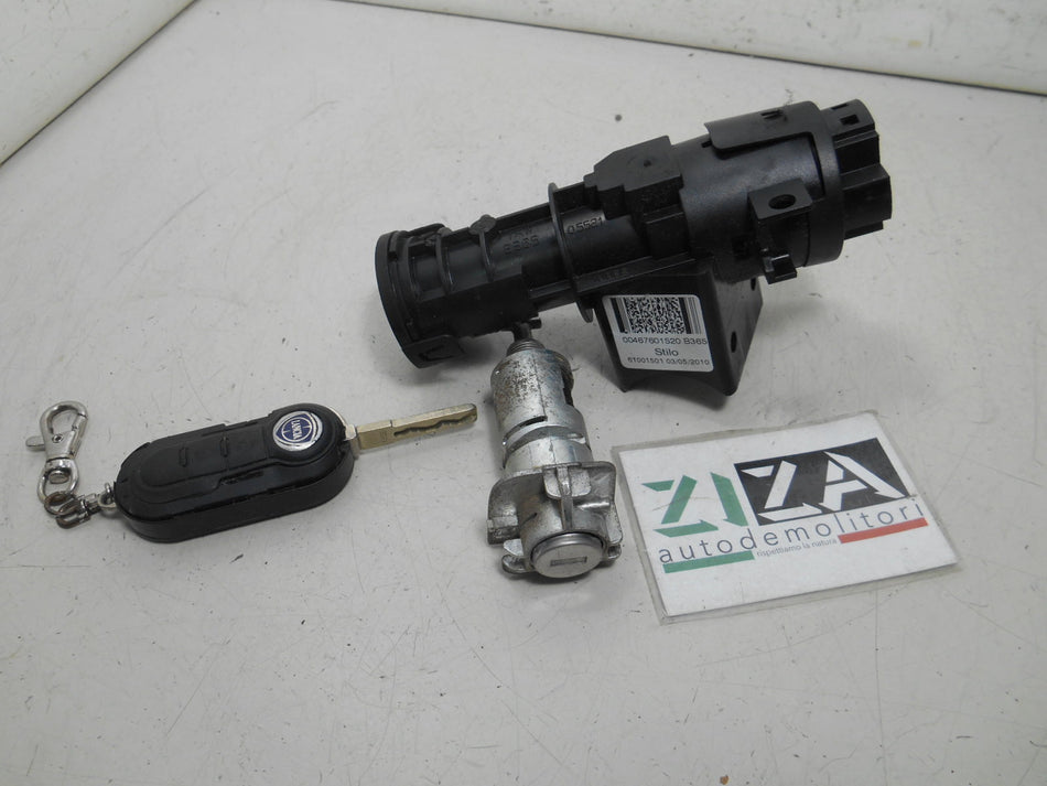 Chiave + Cilindretto Avviamento + Nottolino Porta Lancia Musa II 2010 467601520