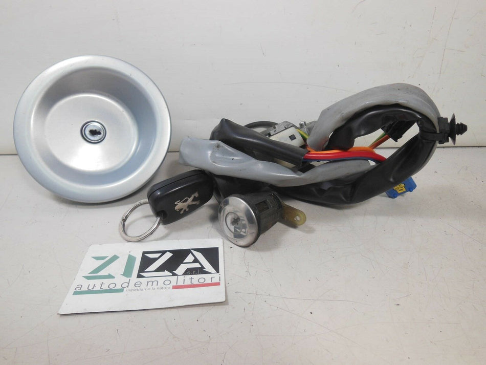 Set Chiave Cilindretto Tappo Immobilizer Peugeot Ranch 2.0 90cv RHY 2005