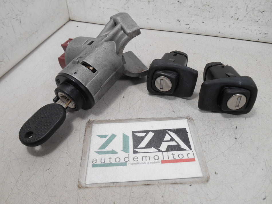 Chiave + Cilindretto Avviamento + Nottolini Porte Fiat Panda 900 1999