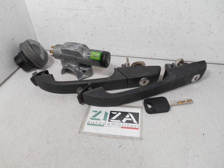 Chiave + Cilindretto Avviamento + Nottolini + Tappo Serbatoio Volvo 460 1994