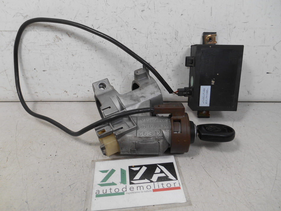 Cilindretto Avviamento + Chiave + Centralina VW Golf III 1995 357905851A 1H0953257B 1H0953254B