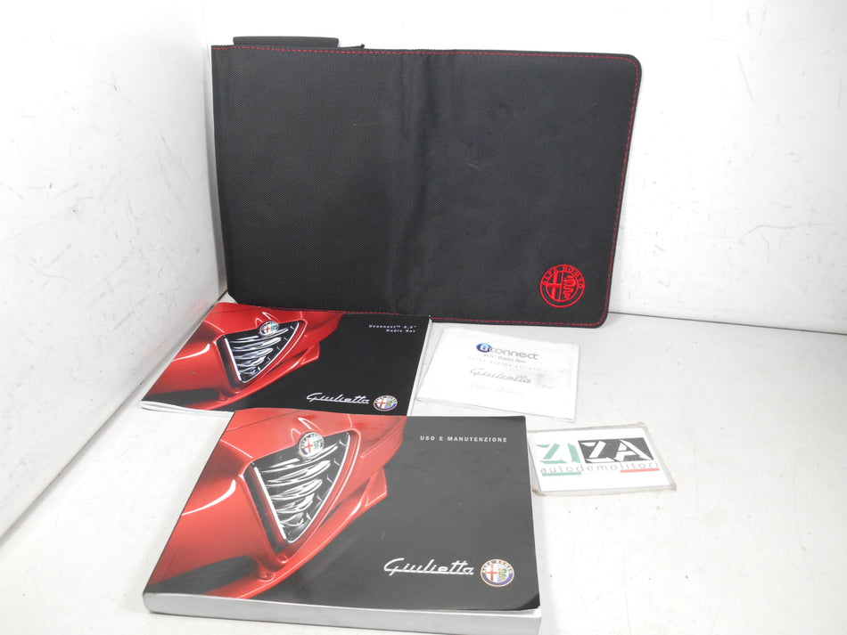 Libretto Manuale Uso Manutenzione Italiano Alfa Giulietta 2015 Uconnect 6,5" USATO
