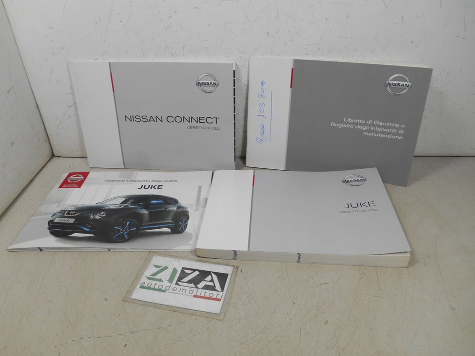 Libretto Manuale Uso Manutenzione Italiano Nissan Juke F15 Res. 2019