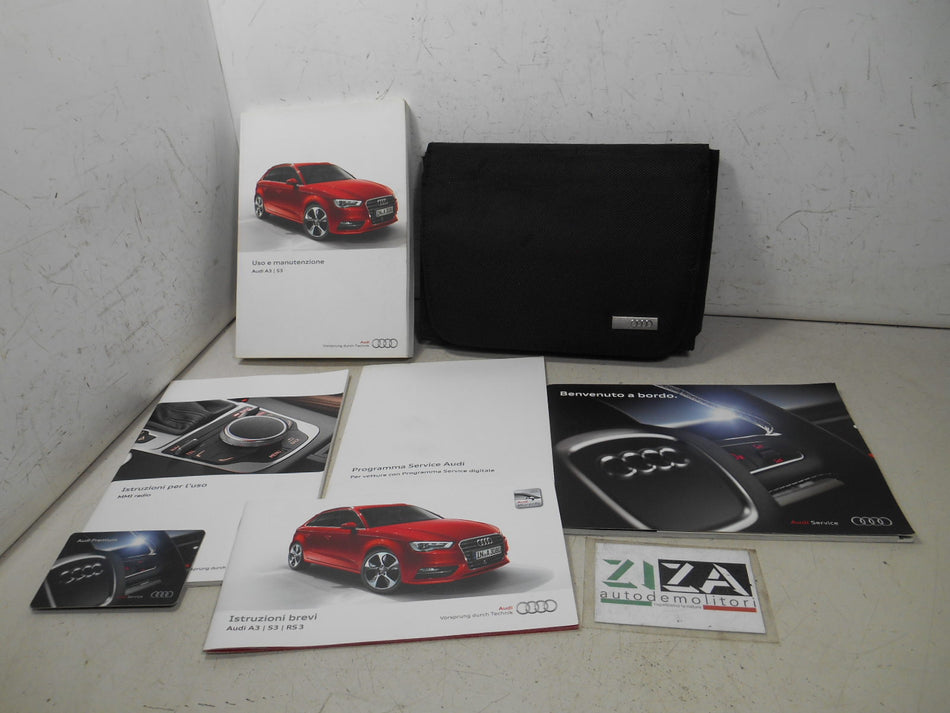 Libretto Manuale Uso e Manutenzione Italiano Audi A3 8V 2016