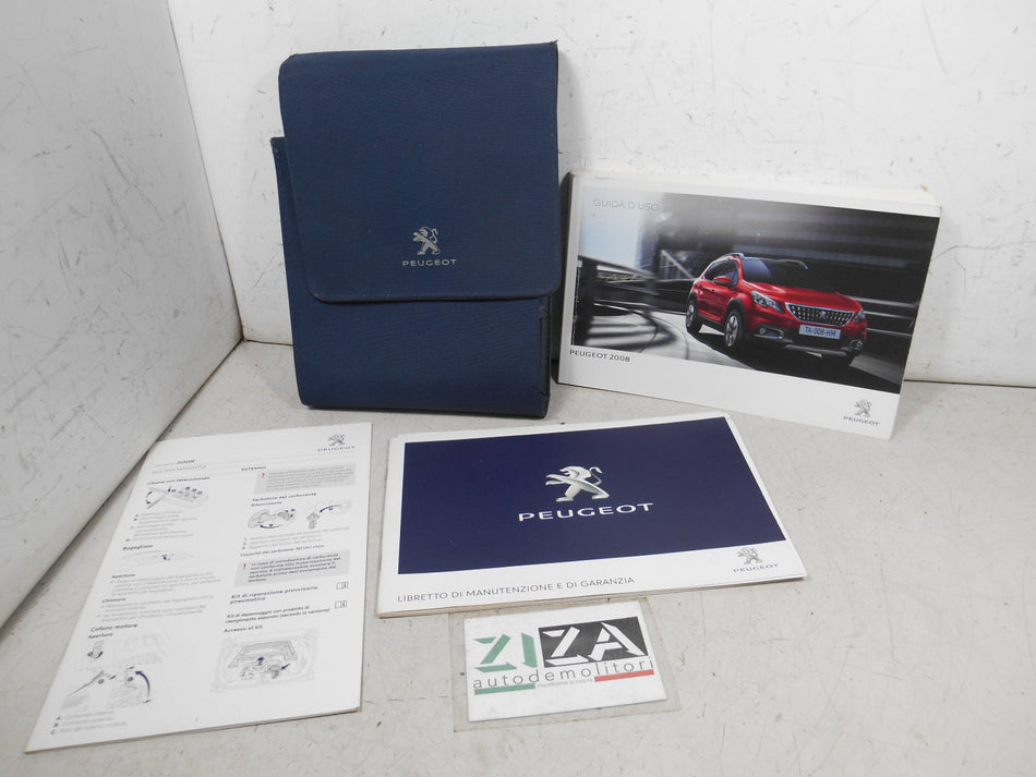Libretto Manuale Uso Manutenzione Italiano Peugeot 2008 I Res 2016 IT162880060