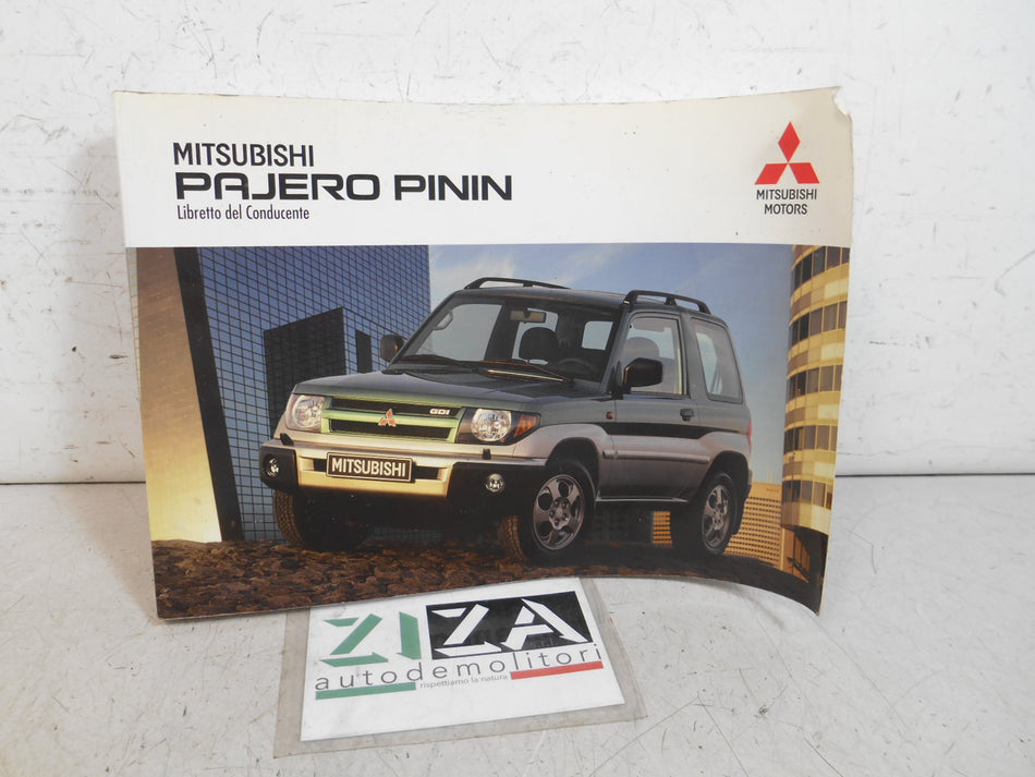 Libretto Manuale Uso Manutenzione Italiano Mitsubishi Pajero Pinin 2003