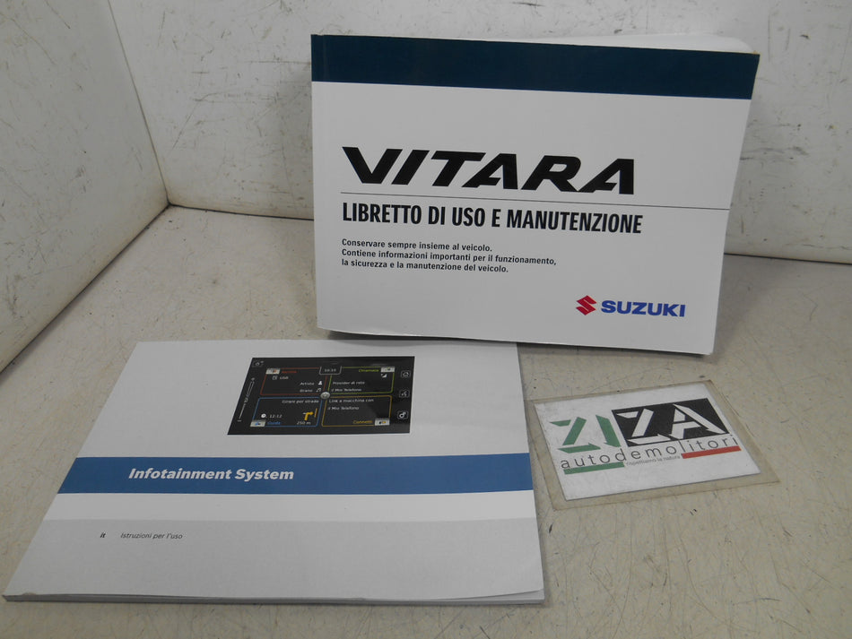 Libretto Manuale Manutenzione Italiano Suzuki Vitara Hybrid LY 2023 99011-U74SC1