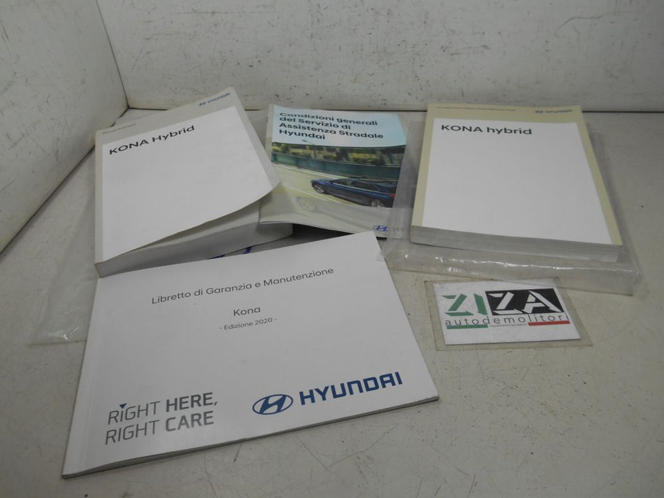 Libretto Manuale Uso Manutenzione Italiano Hyundai Kona OS 2019