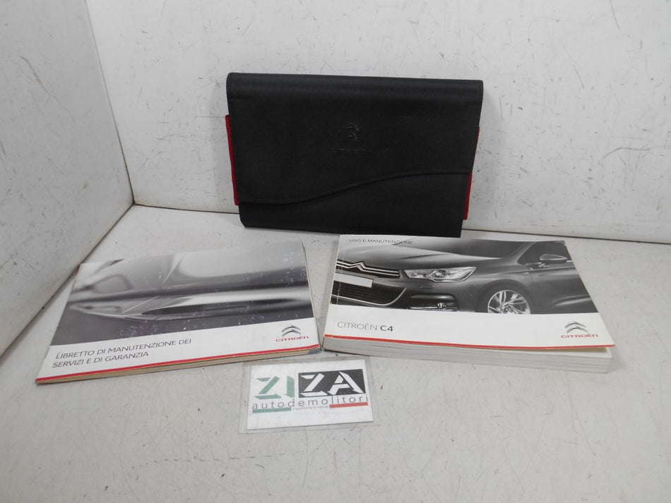Libretto Manuale Uso Manutenzione Italiano Citroen C4 II 2011