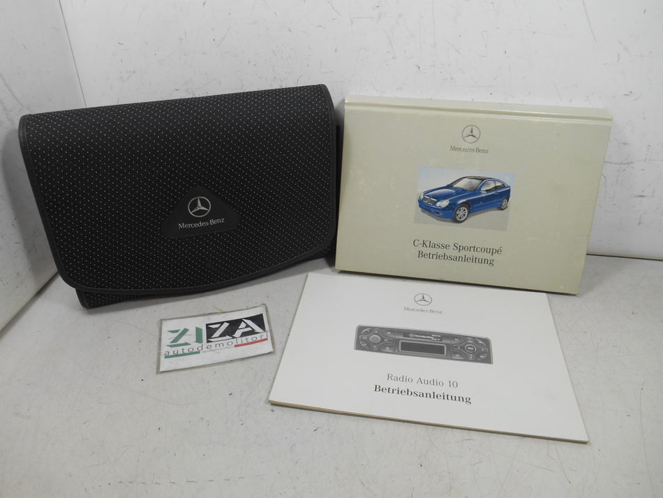 Libretto Manuale Uso Manutenzione TEDESCO Mercedes W203 C220 Coupé 2002