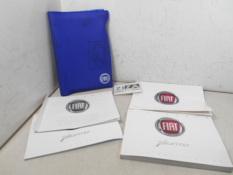 Libretto Manuale Uso Manutenzione Italiano Fiat Punto 199 2013 USATO