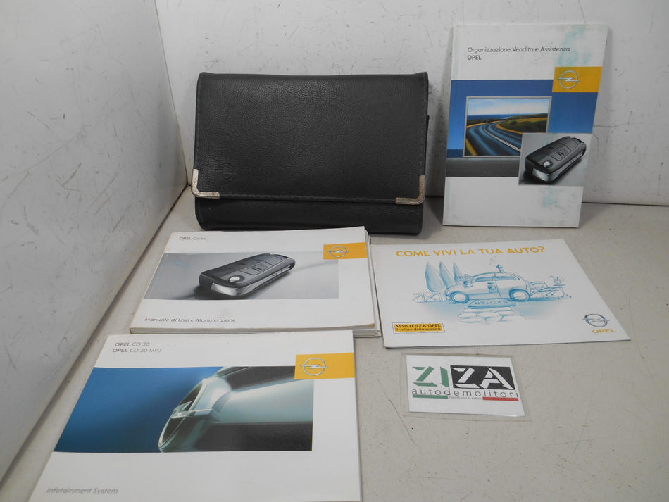 Libretto Manuale Uso Manutenzione Italiano Opel Corsa D 2008