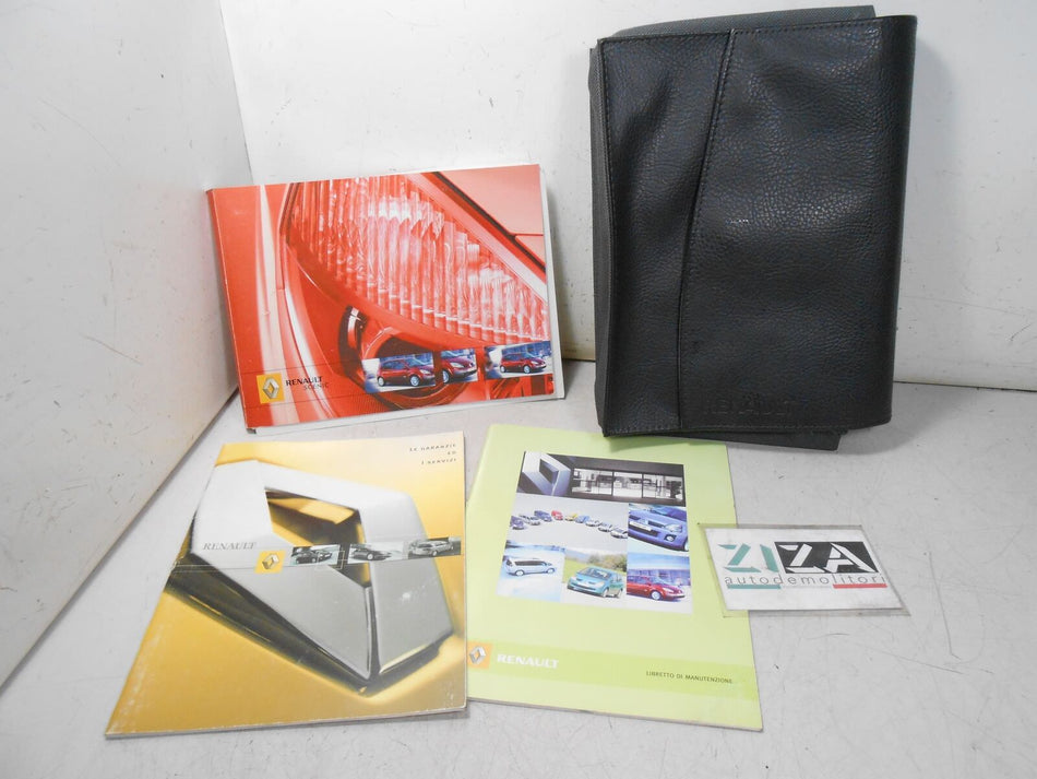Libretto Manuale Uso Manutenzione Italiano Renault Scenic II 2006