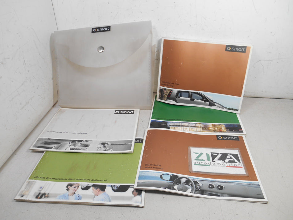 Libretto Manuale Uso Manutenzione Italiano Smart ForFour I W454 2004 A4545840582