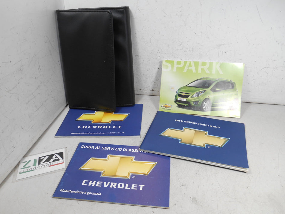 Libretto Manuale Uso Manutenzione Italiano Chevrolet Spark 2010