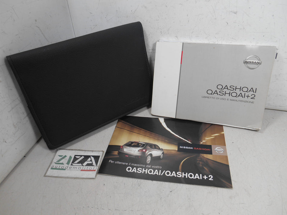 Libretto Manuale Uso Manutenzione Italiano Nissan Qashqai J10 +2 2009