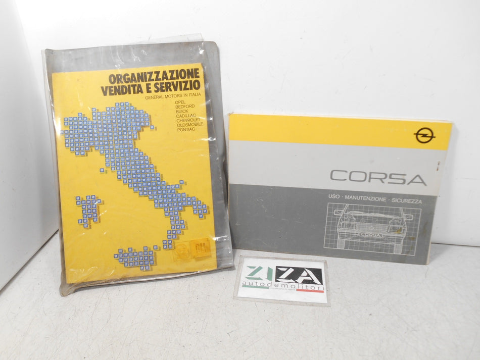Libretto Manuale Uso Manutenzione Italiano Opel Corsa A 1986