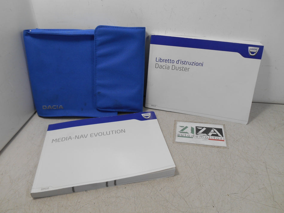 Libretto Manuale Istruzioni + Media Nav Dacia Duster 2017 999108083R