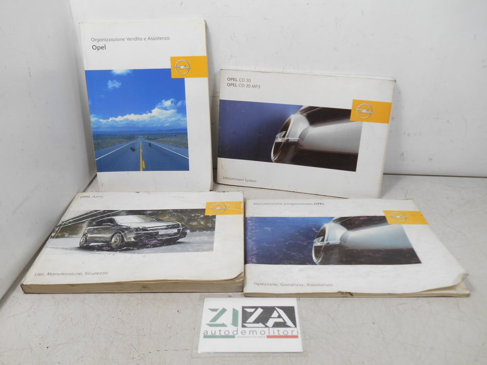 Libretto Manuale Uso Manutenzione Italiano Opel Astra H 2004