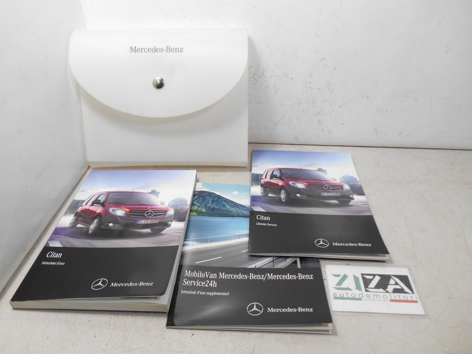 Libretto Manuale Uso Manutenzione Italiano Mercedes Citan W415 2017 A0005850800