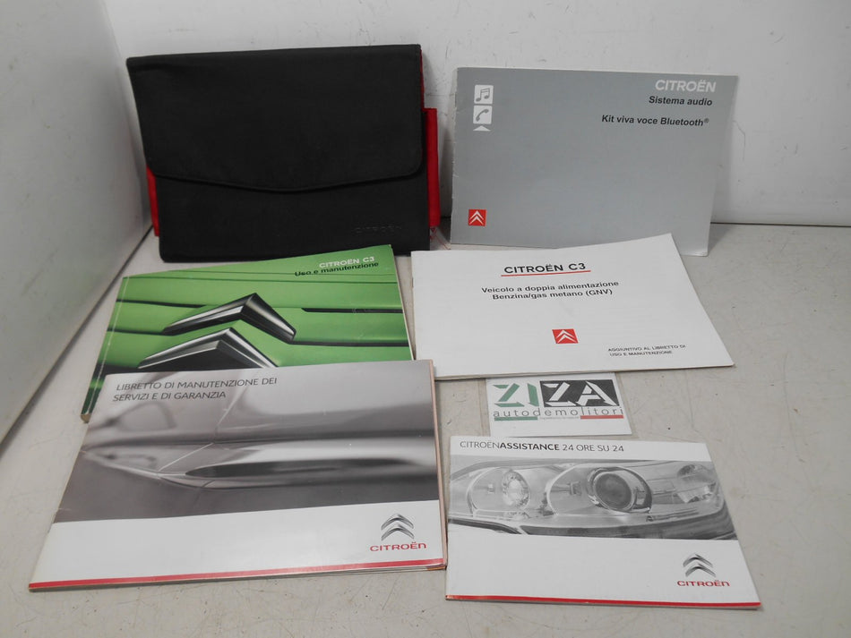 Libretto Manuale Uso Manutenzione Italiano Citroen C3 I Restyling B/Met 2009