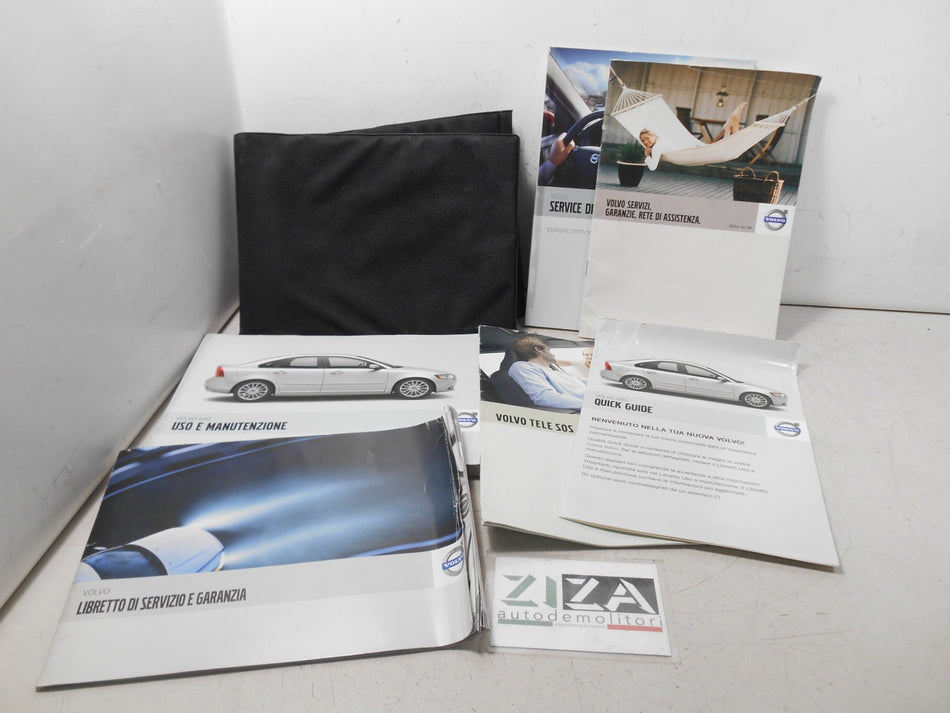 Libretto Manuale Uso Manutenzione Italiano Volvo S40 II 2008 TP9161 USATO