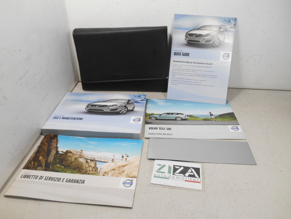 Libretto Manuale Uso Manutenzione Italiano Volvo V60 2011 TP12701