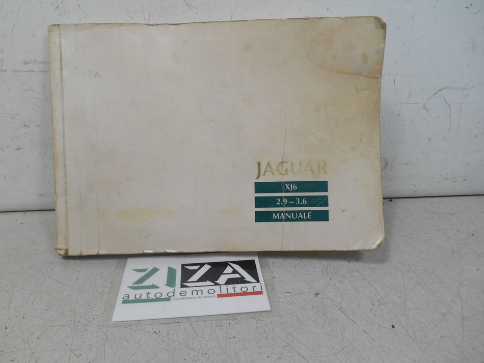 Libretto Manuale Istruzioni Italiano Jaguar XJ6 1989 JJM140205