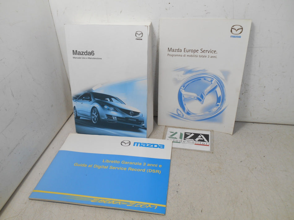 Libretto Manuale Uso Manutenzione Italiano Mazda 6 II 2009 8Y49-EE-07L