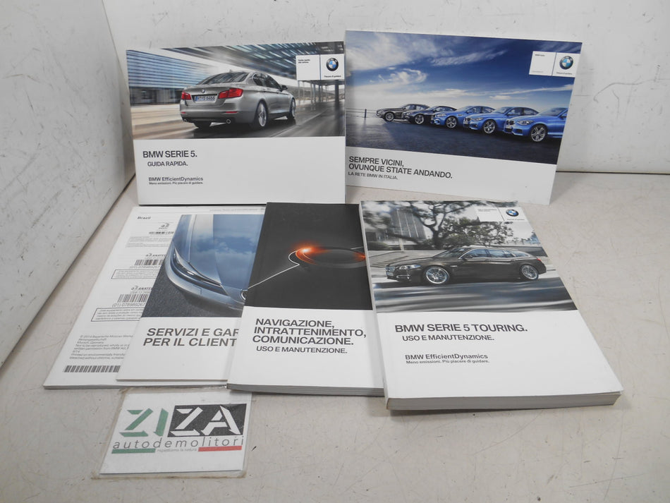 Libretto Manuale Uso Manutenzione Italiano BMW F11 Res 2014 01402928056