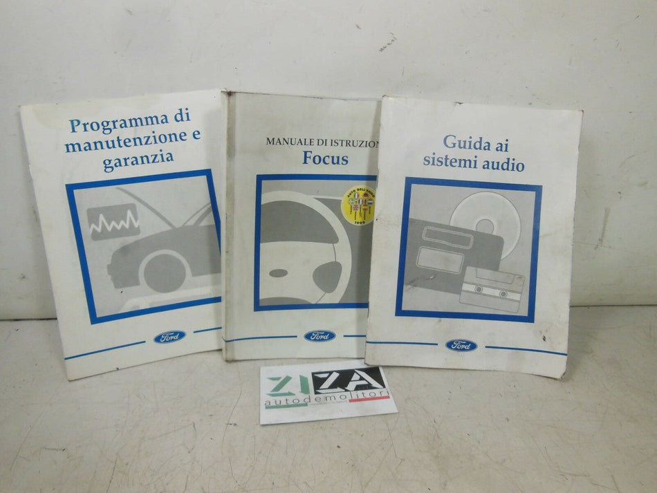 Libretto Manuale Istruzioni Italiano Ford Focus I 1999