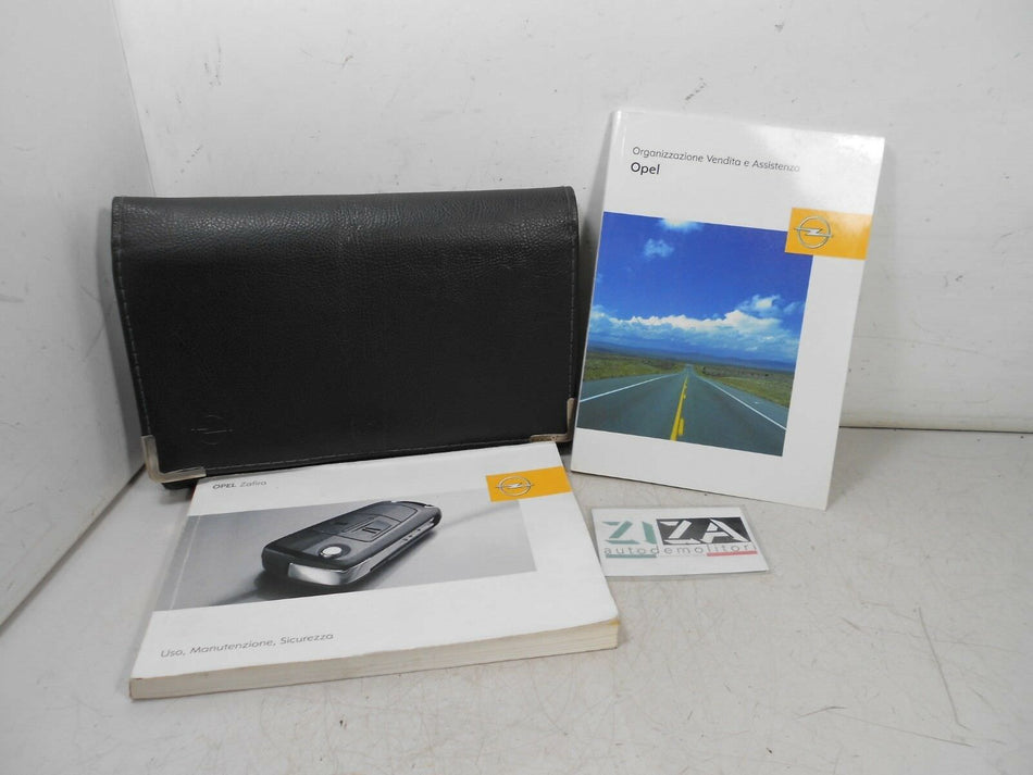 Libretto Manuale Uso Manutenzione Italiano Opel Zafira B 2005