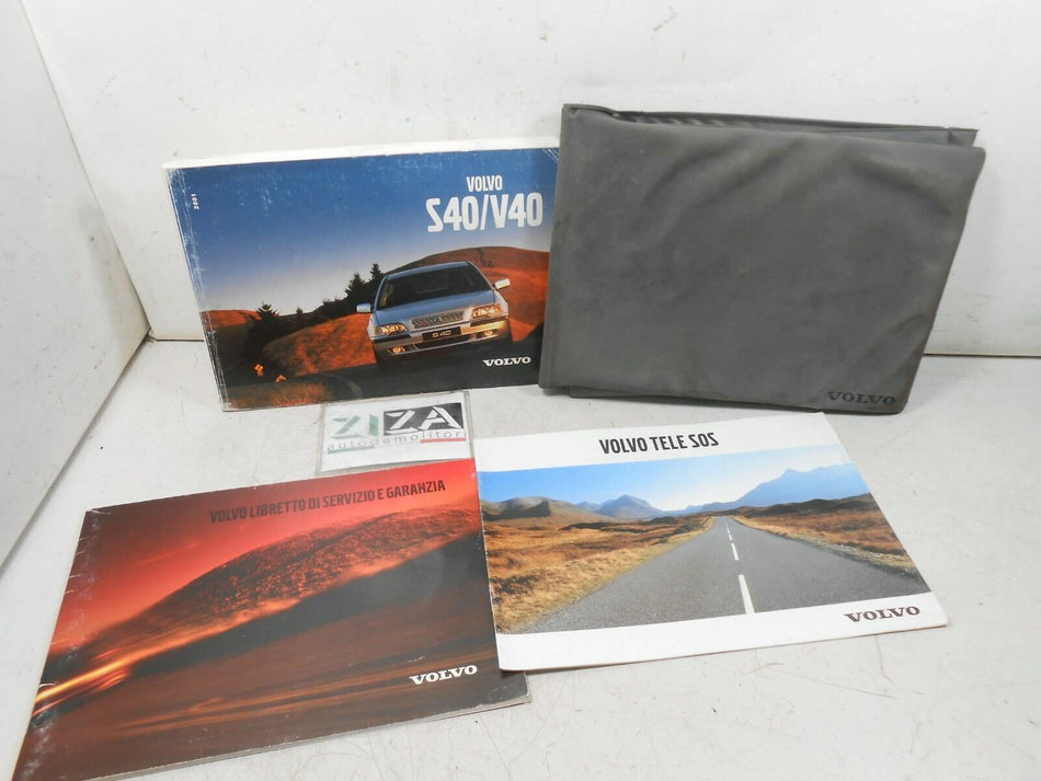Libretto Manuale Uso Manutenzione Italiano Volvo S40 I 2001