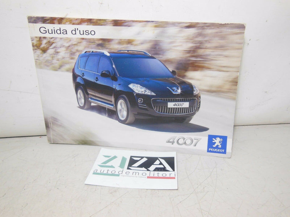 Libretto Manuale Istruzioni Italiano Peugeot 4007 2011 IT094870060